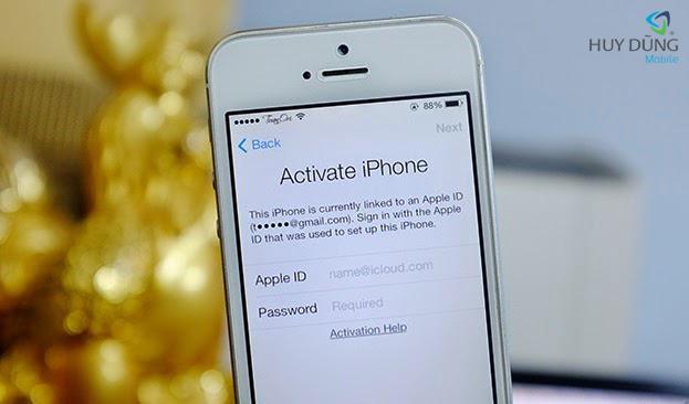 Unlock mở khoá iCloud iPhone 4/4s 5/ 5S/ 6/ 6+ bằng IMEI, quên tài khoản iCLoud uy tín giá rẻ tại HCM